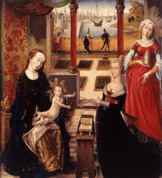Madonna with Donor and St Mary Magdalene